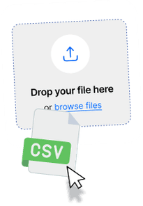 SMTP verification - Drop your file here