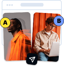 A/B testing illustration