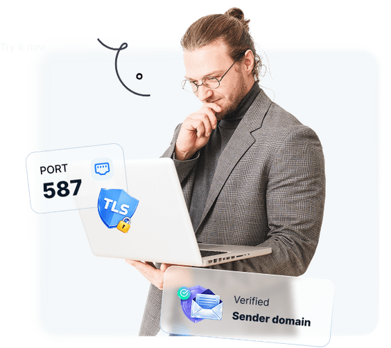 Simple secure SMTP setup