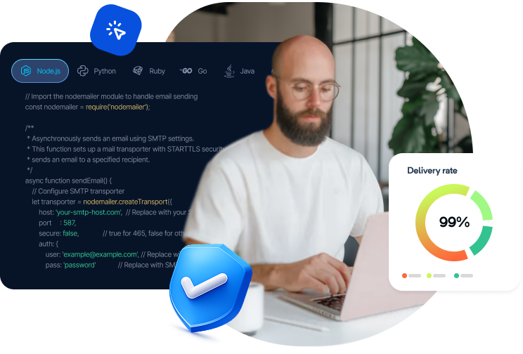 Email API - Code integration and high deliverability