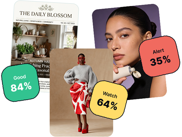 Placement performance across campaigns with good, watch and alert states