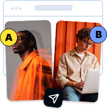 A/B testing illustration
